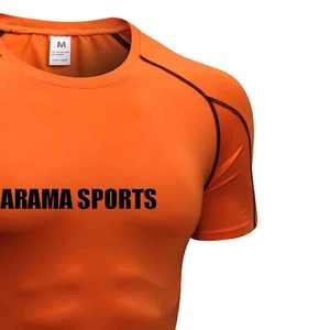 Ventes chaudes de t-shirts de rashguard MMA pour hommes, respirants, imprimés numériquement personnalisés, manches courtes, polyester, couleur personnalisée - Product Image 6