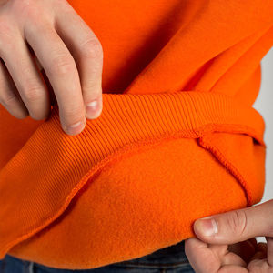 OEM personalizado de gran tamaño 100% algodón francés Terry Fleece sudadera para hombres de lujo gota hombro liso teñido técnica para el invierno - Product Image 5