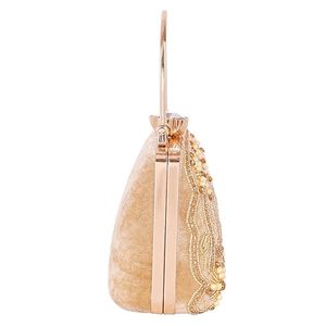 Bolso de mano de alta calidad con bordado floral de seda y cuentas, hecho a mano, forma personalizada, diseño étnico vibrante, accesorio para fiestas. - Product Image 5