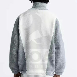 Chaqueta de Invierno Unisex Ajustable de Forro Polar Sherpa con Cuello Alto, Transpirable, Servicio OEM, Exterior de Algodón, Logotipo Frontal - Product Image 4