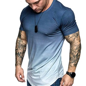 Ropa de verano Camisetas lavadas con ácido con impresión de logotipo personalizado de alta calidad/Camisetas lavadas con ácido lisas de secado rápido hechas a medida para hombres - Product Image 5