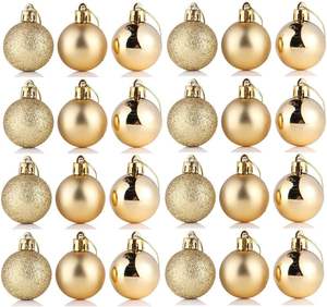 เครื่องประดับลูกบอลพลาสติกสำหรับตกแต่งคริสต์มาสสินค้ามาใหม่ - Product Image 5