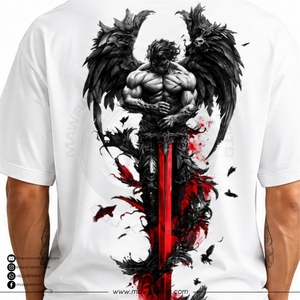 <b>Men's</b> <b>Black</b> Graphic Tee Custom Screen Printing Cotton T Shirt Streetwear Casual Fashion Nature Design Short Sleeve Shirt <b>For</b> <b>Men</b> - Product Image 4
