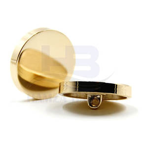 High Quality Durable Round Steel Buttons with <b>Polished</b> Finish Eco-Friendly for Coats Jackets-Shiny Sewing Buttons Classic Look - Product Image 2