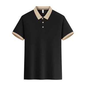 Polo à manches courtes et revers contrasté de couleur pour hommes Nouveau style Chemises polo respirantes pour hommes avec logo personnalisé MS-PS-034 - Product Image 5
