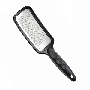 Professional <b>Foot</b> Rasp <b>Callus</b> Rasp Contoured File Smooth <b>Foot</b> Care Black Plastic Handle <b>Foot</b> File - Product Image 3