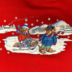 Sweat-shirt à col rond uni en gros - Polyester/coton, impression sérigraphique et transfert thermique, logo personnalisé - Product Image 5