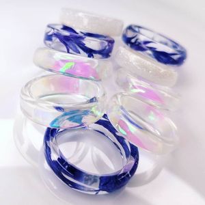 Joyería POPULAR, pulsera acrílica de resina, brazalete exagerado, deslumbrante, Multicolor, ancho, Irregular, cuadrado, pulseras acrílicas para mujer - Product Image 6