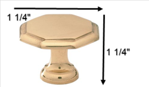 Boutons et poignées en laiton pour armoires de cuisine et de salle de bain Quincaillerie pour l'organisation des tiroirs - Product Image 2