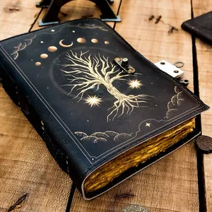 leather Journal Tree of Life Genuine Leather Notebooks For Women Beautiful Journal For sketches book Traveling book Blank Book