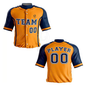 Nuevo estilo Bajo MOQ Ropa deportiva Uniforme de béisbol cómodo Tamaño personalizado Ropa juvenil Uniforme de béisbol - Product Image 6