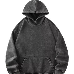 Vente en gros personnalisé 100% coton hommes à la mode lavage Hoodie Hoodies Set Streetwear Hoodie Wear? - Product Image 1
