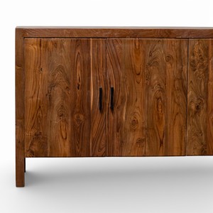 Handmade Traditional Farmhouse Reclaimed Teak Wood <b>Sideboard</b> Eco-Friendly Solid Wood 4 Doors Dining Home Bar Kitchen - Product Image 5