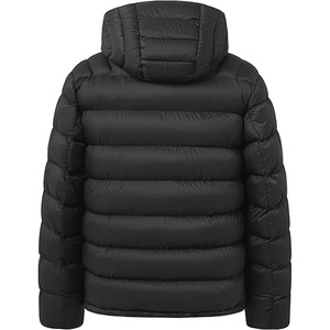 Manténgase caliente con estilo: chaquetas acolchadas con capucha negras para cada temporada: Estilo negro, borde definitivo cálido, cómodo y personalizable - Product Image 5