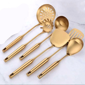 Ensemble d'ustensiles royaux plaqués argent mat vintage avec poignée plate épaisse, ensemble de cuillères de service plaquées argent pour la cuisine et le service - Product Image 3