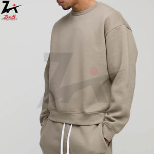 Conjunto de chándal para hombre 330GSM Oversized Boxy, sudadera de ajuste perezoso, pantalones de chándal, ropa informal para el hogar, chándales directos de fábrica - Product Image 6