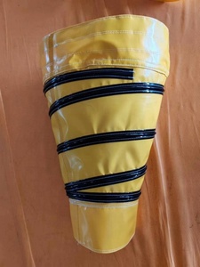 Màu Vàng DFV-R30-1M PVC linh hoạt 12 inch 8 inch ống giảm tốc (12 "-8") phong cách thiết kế công nghiệp cho phòng tập thể dục ngoài trời phòng ăn 1mtr - Product Image 3