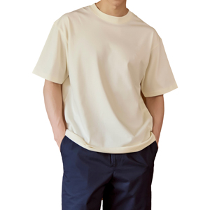 Camisetas de gran tamaño personalizadas más vendidas, algodón en blanco, 100%, hombros caídos, pantalones cortos pesados, manga, antielástico compactador, 240 GMS - Product Image 1