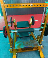 Machine à pont de hanche 3D BN multi-positions à charge libre, avec cadre en acier robuste, pour clubs de fitness et centres d'entraînement d'athlètes