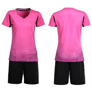 Tenues de football personnalisées de qualité supérieure pour adultes 2025 avec maillots d'équipe 100% polyester à séchage rapide et respirant col en V unisexe - Product Image 1