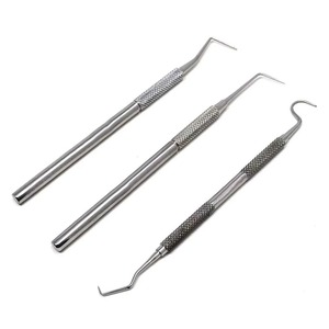 Raspadores de Acero Inoxidable, Instrumento de Diagnóstico Manual, Agarre Ergonómico para Exámenes Orales de Precisión, Clínicas Dentales Profesionales - Product Image 1