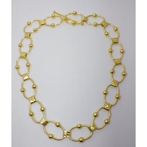 Handmade Gold-Plated Brass Women's Statement Layered Necklaces Fashion Jewelry Other Occassion - Product Image 3