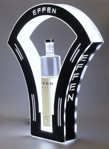 Exhibidor de Vino Flotante Moderno y Compacto de Primera Calidad para 2025, Soporte Acrílico con Acabado Brillante para Botellas Individuales, Exhibición Elegante - Product Image 2