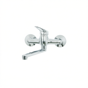 Grifo Mezclador de Lavabo de Pared JOLLY, Cromado Pulido, Modelo J46155 para Lavabos Idro Bric - Product Image 2