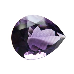 Hot Sale Natural Pear Amethyst 12*16MM Pear Shaped at Wholesale Faceted Cutting Purple Color Loose Gemstones for Jewelry Making - Product Image 1