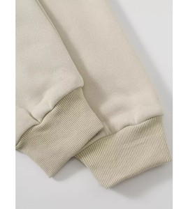 Sudadera lisa de algodón y poliéster para mujer, nuevo estilo 2024, cuello redondo de alta calidad, manga larga, estampado de talla XS para invierno - Product Image 3