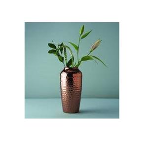 El último florero de metal para la decoración del hogar y la boda en aluminio en diseños personalizados con acabado de cobre brillante en bruto - Product Image 3