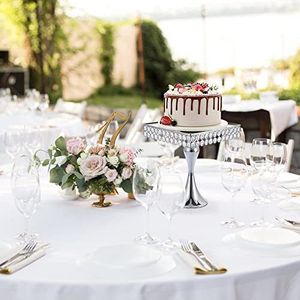 Soporte para pasteles y postres de cristal y metal Soporte para pasteles y cubiertos de metal de forma cuadrada de Calidad exclusiva a precio competitivo - Product Image 5