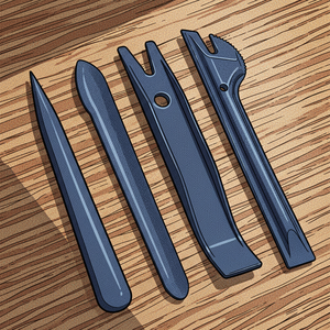 ITA <b>Tools</b> Taiwan Supplier <b>Trim</b> <b>Removal</b> Set 4PCS with Nylon & Fiberglass Components Hand Operated OEM/ODM for Repair - Product Image 1