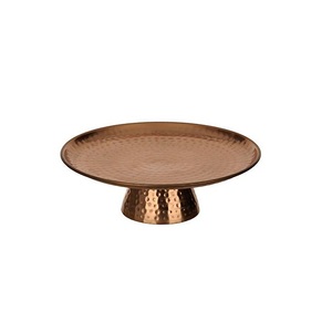 Soporte de pastel de metal con diseño en relieve para uso decorativo de mesa Caters o cantinas Restaurantes y hoteles Soporte de pastel para servir - Product Image 2