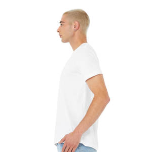 Bella + Canvas FWD Tee-shirt tendance pour homme 100% jersey de coton biologique avec mélange de blanc solide recyclé Jersey de coton biologique élégant - Product Image 2