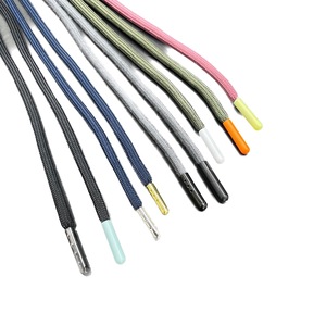 2025 vert vente chaude haute ténacité écologique tressé 5mm personnalisé en gros chaîne fin accessoires Polyester Aglet chaussures - Product Image 3