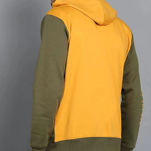 Haut GSM 400GSM hiver coton fermeture éclair sweat à capuche personnalisé Streetwear surdimensionné Fit OEM ODM approvisionnement d'usine - Product Image 5