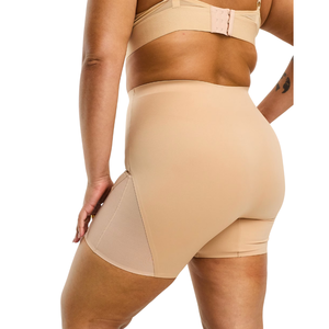 Shorts de Yoga con Paneles de Malla, Talla Grande, Cintura Alta, Tejido Elástico, Transpirable, Soporte para Ejercicio, Ropa Deportiva, Shorts de Gimnasio para Mujer - Product Image 3