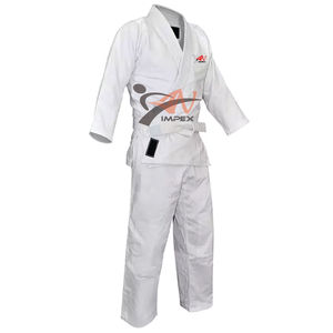 Professionnel de haute qualité 100% coton Judo et karaté Jiu Jitsu vêtements Logo personnalisé Arts martiaux uniforme - Product Image 3