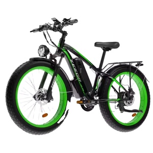 Vélo électrique de montagne à deux roues de haute qualité, 26 pouces, 48V, 13AH, 1000W, pneus larges, pour adultes - Product Image 1