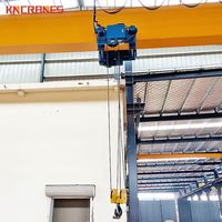 Eléctrico 3 ~ 30 Ton 3 Fase 380V 50Hz Control remoto Eliectric Hoist Single Girder Overhead Bridge Crane
