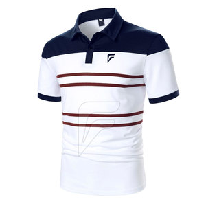 2025 Último estilo callejero para hombres para polos con logotipo personalizado MOQ bajo Precio barato Tela de lona Patrón sólido - Product Image 1