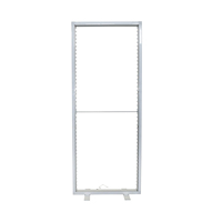 Panneau publicitaire lumineux rectangulaire en PVC haute luminosité avec cadre en aluminium pour la promotion des restaurants et supermarchés