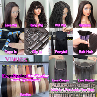Grossiste 10A 12A Cheveux Vierge Brésiliens Indiens Vietnamiens Non Transformés Fournisseur Marque Privée 100% Cheveux Humains Alignés Cuticule Mèches en Lot