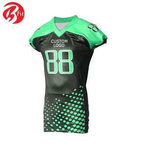 Custom Youth American <b>football</b> Tops Tackle Twill Embroidered and Sublimated American <b>Football</b> Jersey - Product Image 3