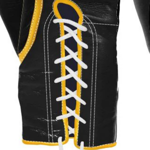 Gants de boxe à lacets Winning, noir et or, cuir de qualité supérieure, gants de boxe professionnels pour l'entraînement et le sparring, style artisanal, 8oz, 10oz, 12oz - Product Image 6