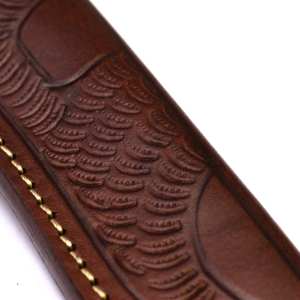 Funda de cuero hecha a mano más vendida para cuchillos de hoja fija Cubiertas de cuchillos profesionales - Product Image 2