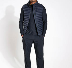 Gilet matelassé léger pour homme, veste sans manches, gilet rembourré, hiver, extérieur, chaud, mode décontractée, vêtements de travail, coupe-vent, coton - Product Image 5