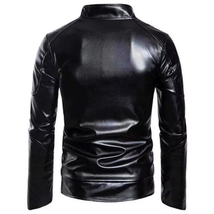Elegante Chaqueta de Invierno para Hombre de Cuero Genuino, Manga Larga, Transpirable, Resistente al Viento, Alta Calidad, Estilo Popular, Nueva Condición - Product Image 3
