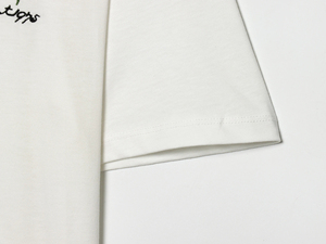 Crew Neck Short Sleeve Embroidery White Color Casual Fashion <b>T</b> <b>Shirt</b> for <b>Women</b> - Product Image 4